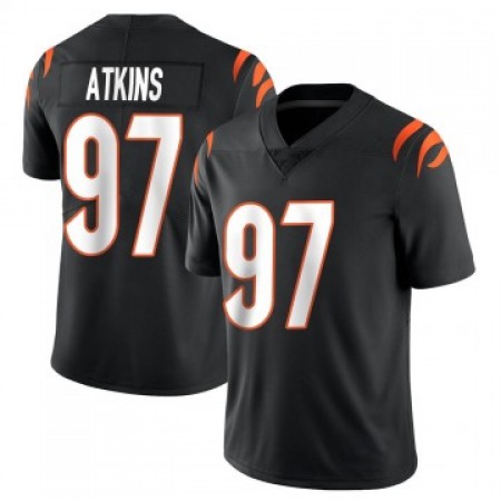 Nike Bengals #97 Geno Atkins Black Nike Vapor Limited Jersey