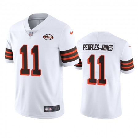 Cleveland Browns #11 Donovan Peoples-Jones Nike 1946 Collection Alternate Vapor Limited NFL Jersey - White