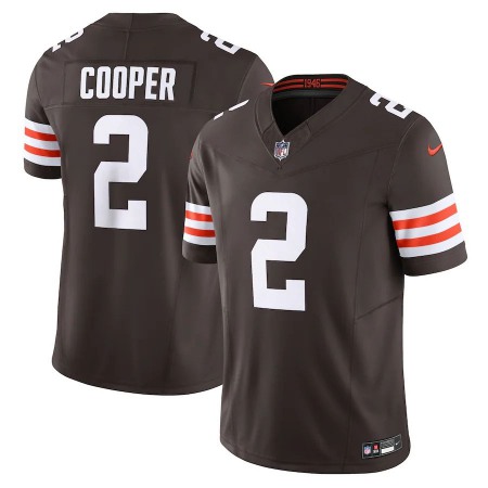 Cleveland Browns #2 Amari Cooper Nike Men's Brown Vapor F.U.S.E. Limited Jersey