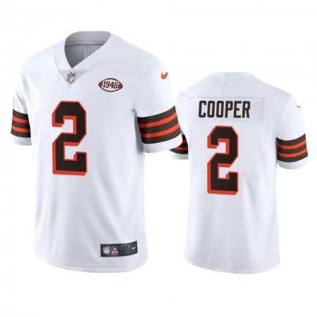 Men's Browns #2 Amari Cooper Nike 1946 Collection Alternate Game Limited NFL Jersey - White