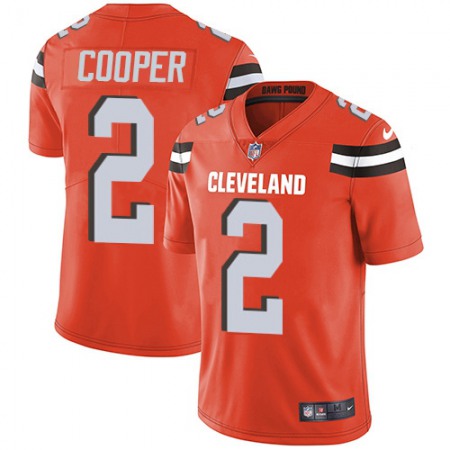 Nike Browns #2 Amari Cooper Orange Alternate Men's Stitched NFL Vapor Untouchable Limited Jersey