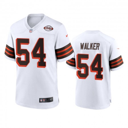 Men's Browns #54 Anthony Walker Nike 1946 Collection Alternate Game Limited NFL Jersey - White