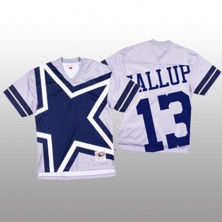 NFL Dallas Cowboys #13 Michael Gallup White Men's Mitchell & Nell Big Face Fashion Limited NFL Jersey
