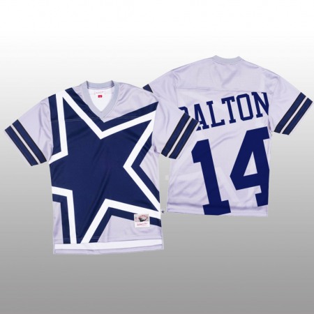 NFL Dallas Cowboys #14 Andy Dalton White Men's Mitchell & Nell Big Face Fashion Limited NFL Jersey