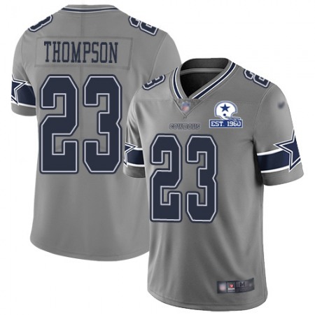 Nike Cowboys #23 Darian Thompson Gray Men's Stitched With Established In 1960 Patch NFL Limited Inverted Legend Jersey