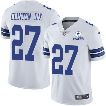 Nike Cowboys #27 Ha Ha Clinton-Dix White Men's Stitched With Established In 1960 Patch NFL Vapor Untouchable Limited Jersey