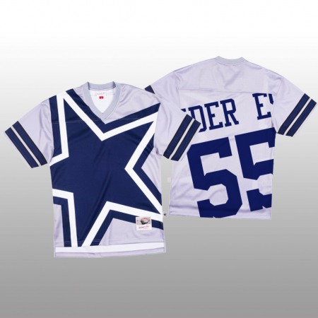 NFL Dallas Cowboys #55 Leighton Vander Esch White Men's Mitchell & Nell Big Face Fashion Limited NFL Jersey