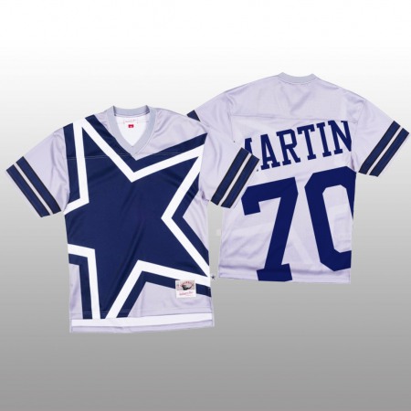 NFL Dallas Cowboys #70 Zack Martin White Men's Mitchell & Nell Big Face Fashion Limited NFL Jersey