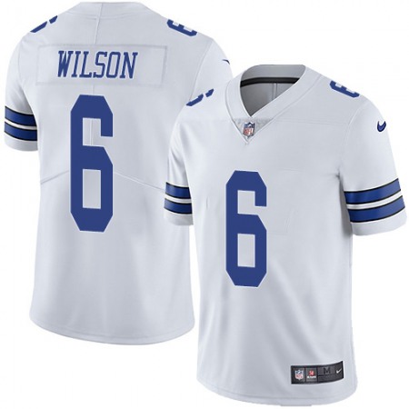 Nike Cowboys #6 Donovan Wilson White Men's Stitched NFL Vapor Untouchable Limited Jersey