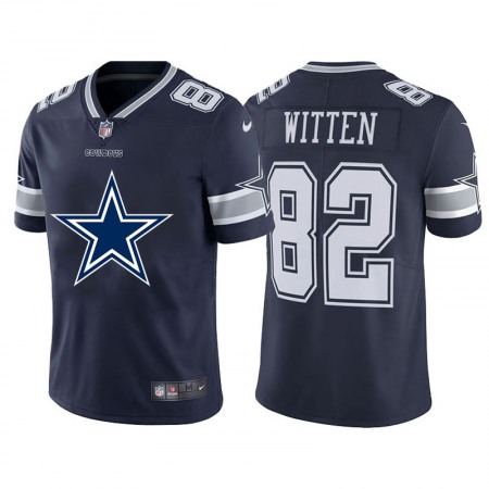 Dallas Cowboys #82 Jason Witten Navy Blue Men's Nike Big Team Logo Vapor Limited NFL Jersey