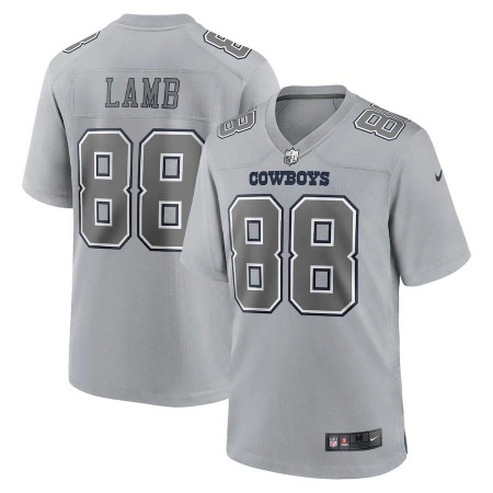 Dallas Cowboys #88 CeeDee Lamb Nike Men's Gray Atmosphere Fashion Game Jersey