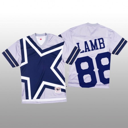 NFL Dallas Cowboys #88 CeeDee Lamb White Men's Mitchell & Nell Big Face Fashion Limited NFL Jersey