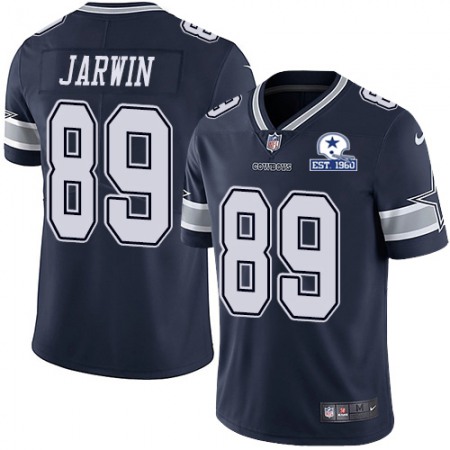Nike Cowboys #89 Blake Jarwin Navy Blue Team Color Men's Stitched With Established In 1960 Patch NFL Vapor Untouchable Limited Jersey