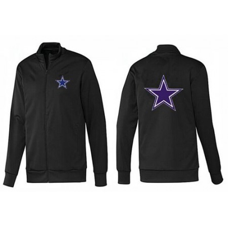 NFL Dallas Cowboys Team Logo Jacket Black_1