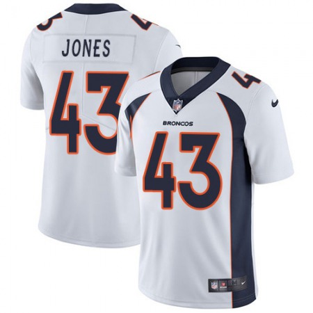Nike Broncos #43 Joe Jones White Men's Stitched NFL Vapor Untouchable Limited Jersey