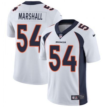 Nike Broncos #54 Brandon Marshall White Men's Stitched NFL Vapor Untouchable Limited Jersey