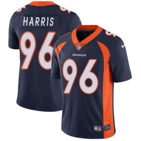 Nike Broncos #96 Shelby Harris Navy Blue Alternate Men's Stitched NFL Vapor Untouchable Limited Jersey