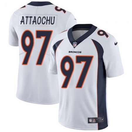 Nike Broncos #97 Jeremiah Attaochu White Men's Stitched NFL Vapor Untouchable Limited Jersey