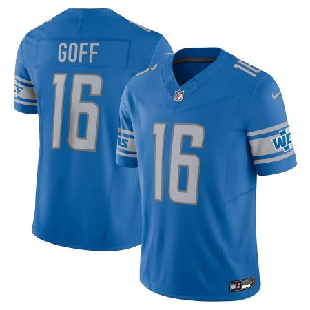 Detroit Lions #16 Jared Goff Nike Men's Blue Vapor F.U.S.E. Limited Jersey