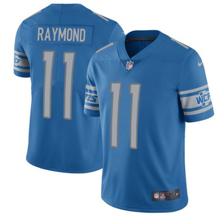 Nike Lions #11 Kalif Raymond Blue Team Color Men's Stitched NFL Vapor Untouchable Limited Jersey