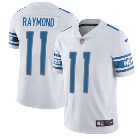 Nike Lions #11 Kalif Raymond White Men's Stitched NFL Vapor Untouchable Limited Jersey