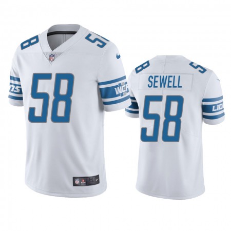 Detroit Lions #58 Penei Sewell White Men's Stitched NFL Vapor Untouchable Limited Jersey