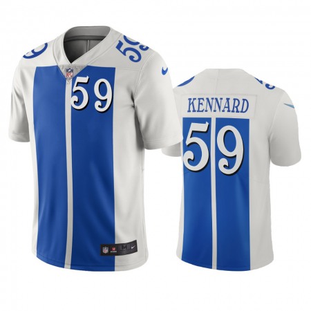 Detroit Lions #59 Devon Kennard White Blue Vapor Limited City Edition NFL Jersey