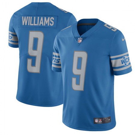 Nike Lions #9 Jameson Williams Blue Team Color Men's Stitched NFL Vapor Untouchable Limited Jersey