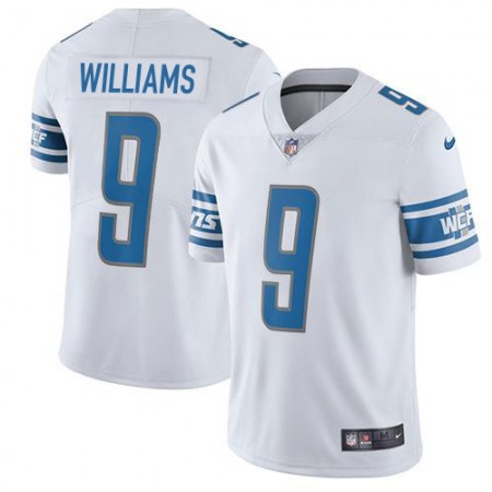 Nike Lions #9 Jameson Williams White Men's Stitched NFL Vapor Untouchable Limited Jersey