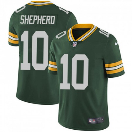 Nike Packers #10 Darrius Shepherd Green Team Color Men's Stitched NFL Vapor Untouchable Limited Jersey