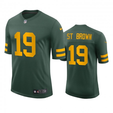 Green Bay Packers #19 Equanimeous St. Brown Men's Nike Alternate Vapor Limited Player NFL Jersey - Green