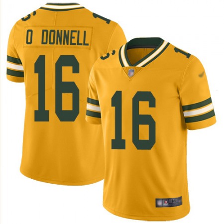 Nike Packers #16 Pat O'Donnell Gold Men's Stitched NFL Limited Inverted Legend Jersey