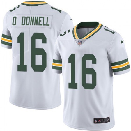 Nike Packers #16 Pat O'Donnell White Men's Stitched NFL Vapor Untouchable Limited Jersey