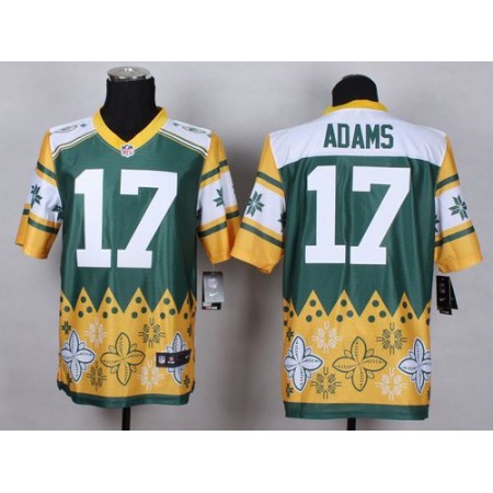 Nike Packers #17 Davante Adams Green Men's Stitched NFL Elite Noble Fashion Jersey