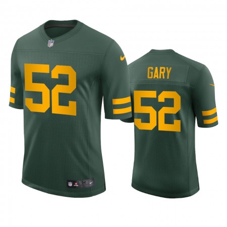 Green Bay Packers #52 Rashan Gary Men's Nike Alternate Vapor Limited Player NFL Jersey - Green