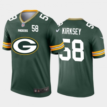 Green Bay Packers #58 Christian Kirksey Green Men's Nike Big Team Logo Player Vapor Limited NFL Jersey