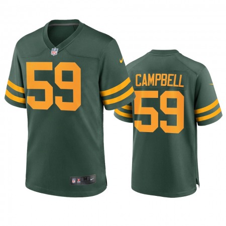 Green Bay Packers #59 De'Vondre Campbell Men's Nike Alternate Game Player NFL Jersey - Green