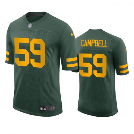 Green Bay Packers #59 De'Vondre Campbell Men's Nike Alternate Vapor Limited Player NFL Jersey - Green