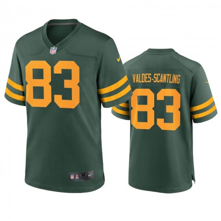 Green Bay Packers #83 Marquez Valdes-Scantling Men's Nike Alternate Game Player NFL Jersey - Green