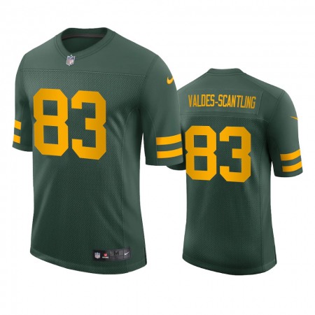 Green Bay Packers #83 Marquez Valdes-Scantling Men's Nike Alternate Vapor Limited Player NFL Jersey - Green