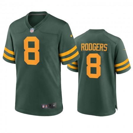 Green Bay Packers #8 Amari Rodgers Men's Nike Alternate Game Player NFL Jersey - Green