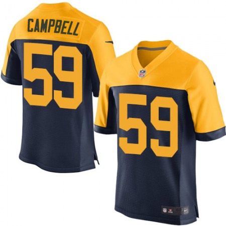 Nike Packers #59 De'Vondre Campbell Navy Blue Alternate Men's Stitched NFL New Elite Jersey