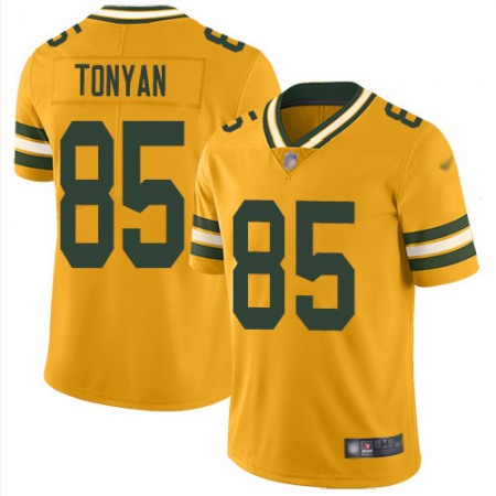 Nike Packers #85 Robert Tonyan Gold Men's Stitched NFL Limited Inverted Legend Jersey