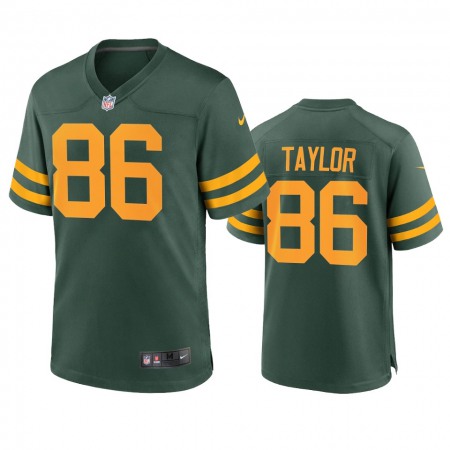 Green Bay Packers #86 Malik Taylor Men's Nike Alternate Game Player NFL Jersey - Green