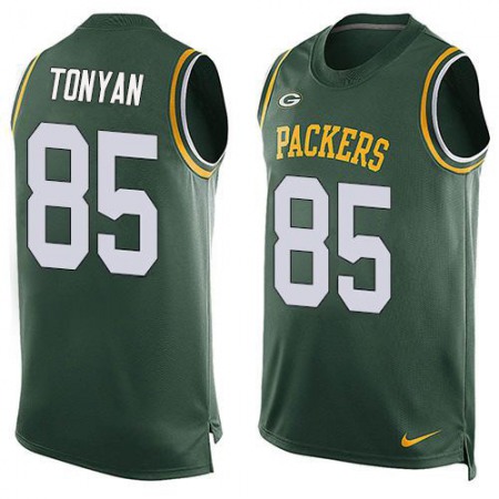 Nike Packers #85 Robert Tonyan Green Team Color Men's Stitched NFL Limited Tank Top Jersey