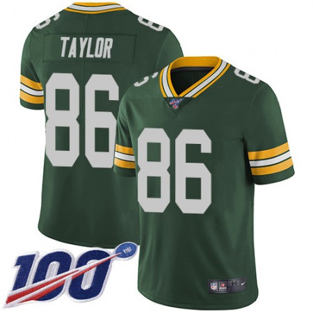 Nike Packers #86 Malik Taylor Green Team Color Men's Stitched NFL 100th Season Vapor Untouchable Limited Jersey