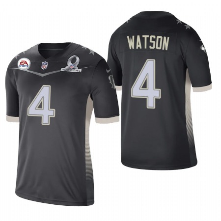 Houston Texans #4 Deshaun Watson 2021 AFC Pro Bowl Game Anthracite NFL Jersey