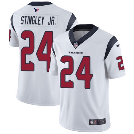 Nike Texans #24 Derek Stingley Jr. White Men's Stitched NFL Vapor Untouchable Limited Jersey