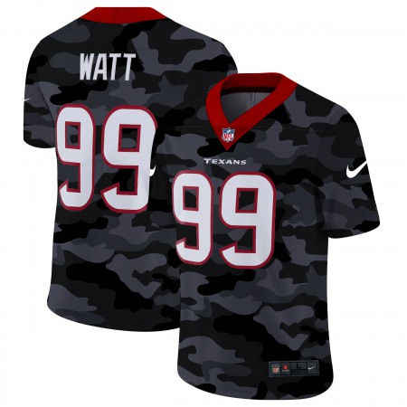 Houston Texans #99 J.J. Watt Men's Nike 2020 Black CAMO Vapor Untouchable Limited Stitched NFL Jersey