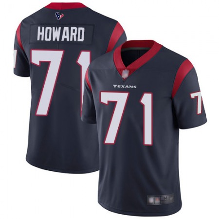 Nike Texans #71 Tytus Howard Navy Blue Team Color Men's Stitched NFL Vapor Untouchable Limited Jersey